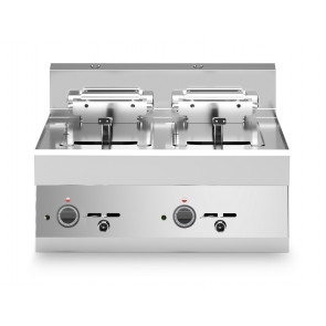 Friggitrice elettrica da banco ECO MDLR N.2 vasche Modello F6570FRESE2V10T