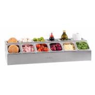 Espositore Gastronorm in acciaio inox Neutro CLN Modello CSBG1216R