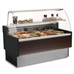Banco alimentare refrigerato Modello KIBUK100VC Semi ventilato Vetro curvo