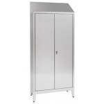 Armadio Portascope per tiracqua in acciaio inox 304 IXP n.2 ante a battente profondità anta cm 50 Modello S5069606