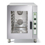 Forno a convezione meccanico Modello STR6 Umidificatore con regolatore di energia (iniezione diretta) Ventilatore centrifugo con autoreverse