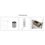 Espositore per gelato mantecato UCQ Modello VIAVENETOCOMBI8C