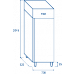 Armadio Frigo Refrigerato Modello QR6