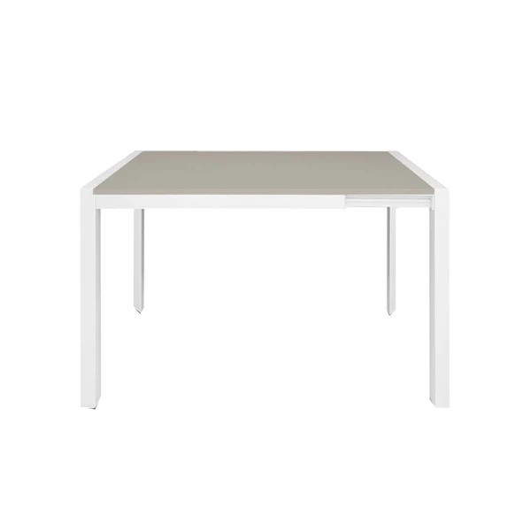 Tavolo da interno TESR Struttura in metallo verniciato, piano allungabile in MDF laccato Modello 1457-65DT VARI COLORI