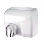 Asciugamani elettrico in acciaio porcellanato bianco a Fotocellula MDL Potenza nominale: 2400 W Potenza motore 200 W Giri/m: 5.500 rpm Modello 704150