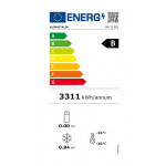 Espositore verticale murale negativo Modello MR75BT1 WHITE 1 porta a vetro