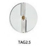Disco per taglio spessore 2,5mm DF2,5N - adatto per cetrioli, carote, anelli di cipolla, patate fritte, cavoli bianchi, ecc. per Tagliaverdura Modelli TITANIUM