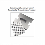 Friggitrice a induzione con rubinetto Modello FRI8LT Potenza 3500 Watt