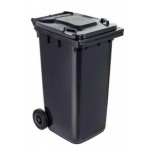 Bidone per rifiuti da esterno in polietilene ad alta densita HDPE con protezione anti UV MDL Colore GRIGIO Modello 766620