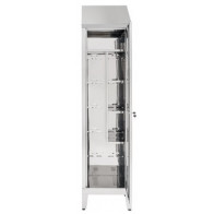 Armadio Portascope per tiracqua in acciaio inox 304 IXP n.1 anta a battente profondità anta cm 40 Modello 69605
