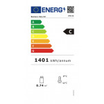 Armadio Refrigerato ventilato\espositore bibite Modello VRN98NERA Porta a vetro