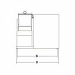 Grattugia Elettrica Modello GFX HP 2 INOX Giri rullo r.p.m. 1400 Dimensioni bocca mm 190x95