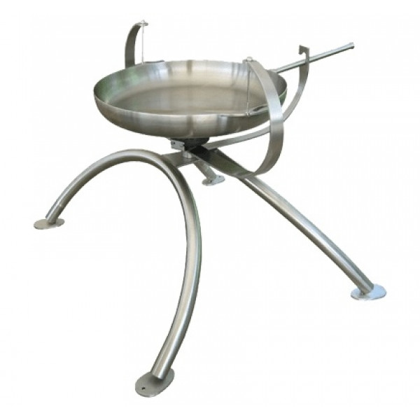 Spadellatore professionale in acciaio inox Manuale Portata 25/70 persone Modello Pentolo Primo
