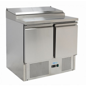 Saladette Refrigerata Statica ForCold Modello G-PS200-FC in acciaio inox AISI 201 statica GN 1/1 (53x32.5)