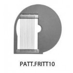 Disco per taglio a listelli PC10 - spessore 10mm - adatto per patate fritte di circa 10mm (+ disco da taglio tag10) per Tagliaverdura Modello TITANIUM
