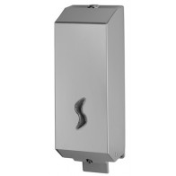 Distributore di sapone liquido con sistema "pull" in ACCIAIO INOX AISI 304 SATINATO MDL Modello BRINOX 105037