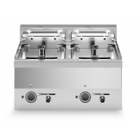 Friggitrice elettrica 2 vasche MDLR Modello F6060FRES2V10T
