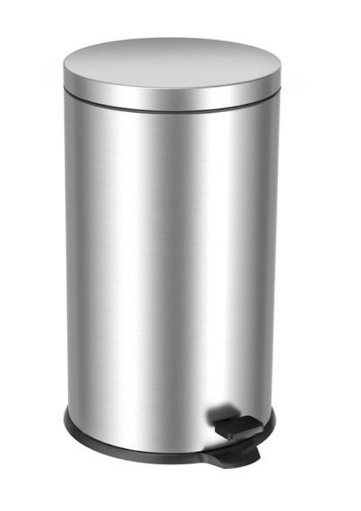 Pattumiera a Pedale 50L in Acciaio Inox per Raccolta Differenziata – Mat