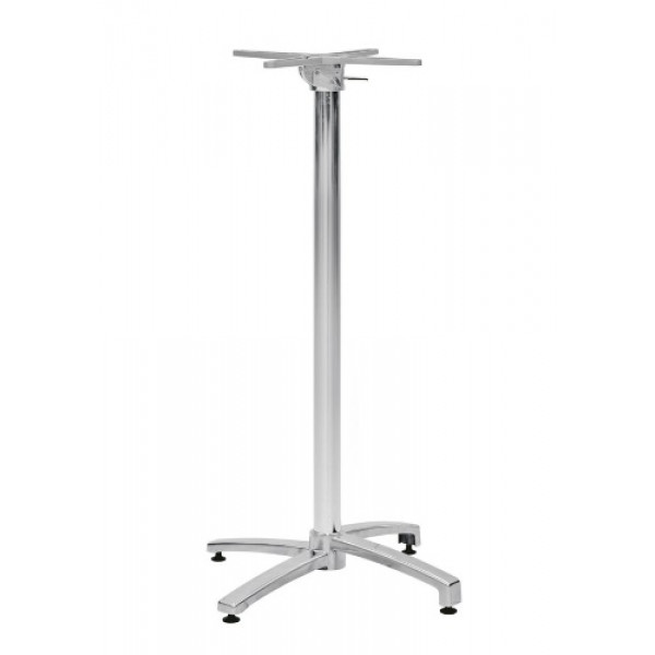 Base da esterno TESR ​Struttura in alluminio accatastabile con accessorio pieghevole e piedini regolabili Modello 774-HF3