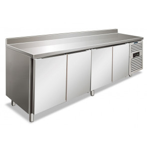 Tavolo freezer ventilato con alzatina Modello SNACK4200BTF Quattro porte