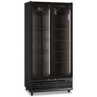 Armadio Frigo Refrigerato ventilato 2 porte Modello ICOOL80BLACK