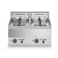 Friggitrice elettrica ECO 2 vasche MDLR Modello F6060FRESE2V10T