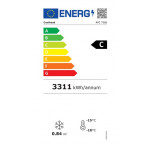 Armadio Frigo Refrigerato Modello RFG750B Porte a vetro NERO