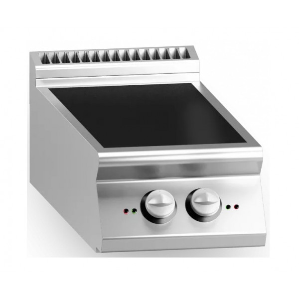 Cucina elettrica in vetroceramica MDLR 2 zone di cottura Modello CL7040PVET