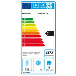 Tavolo refrigerato ventilato con alzatina EKF Acciaio AISI 201 Modello GN4200TN Quattro porte