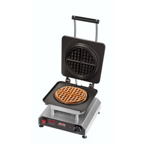 Piastra per Waffel con piastra per 1 waffel da Ø 180x20 mm, divisibile in 4 pezzi Modello THERMOCOOK 1 + W-TC-AMERICANO