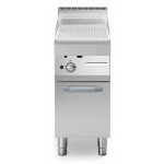 Fry trop gas Piastra rigata cromata MDLR Modello F7040FTGCRP Armadio con porta