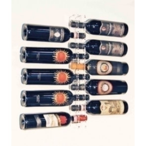 Espositore per bottiglie di vino classiche design Capacità bottiglie 10 Modello Plex10