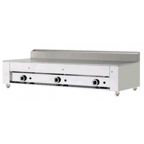 Cuocipiada a gas top PL Modello CP10 Piana in acciaio inox Capacità 10 piadine