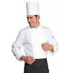 Giacca cuoco ExtraLight IC 65% poliestere e 35% cotone Disponibile in diverse taglie Modello 057010