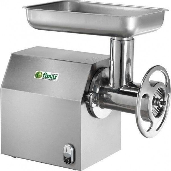 Tritacarne Modello 22C gruppo macinazione in acciacio inox estraibile Ingresso carne: Ø mm 52 Produzione oraria: Kg/h 300