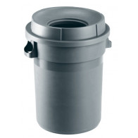 Bidone con coperchio imbuto CUB grigio MDL 80 L Modello 114110