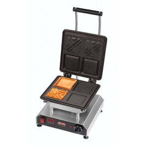 Piastra per Waffel con piastre intercambiabili Modello THERMOCOOK 1 +  W-TC- X-WAFFEL
