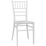 Sedia da interno impilabile TESR Struttura in polipropilene Colore Bianco Modello 1277-M25