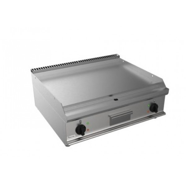 Fry Top Elettrico da banco CI Modello RisFry031 2 zone di cottura PIASTRA LISCIA Potenza kW 10,8
