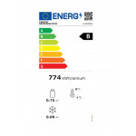 Armadio Frigo Refrigerato\espositore bibite statico Eco Modello G-ER400G in lamiera verniciata e ABS Porta a vetri