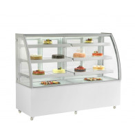 Vetrina espositiva pasticceria in acciaio inox Modello TIFFANY1830