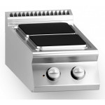 Cucina elettrica MDLR 2 piastre quadre Modello CL7040PCEQT