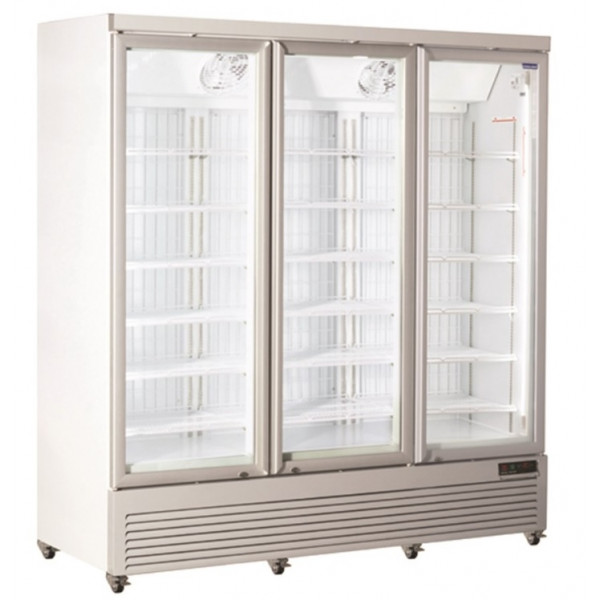 Armadio Frigo Refrigerato Modello RFG1900 Porte a vetro Ventilato 3 porte