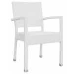 Sedia\Poltrona impilabile da esterno TESR Struttura in alluminio, rivestimento in filo di polietilene Modello 499-l80804