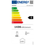 Vetrina frigo EKF Modello EKG390VG BLK Con porta a vetro