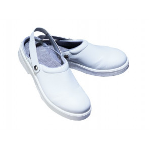 Zoccolo cuoco con puntale Bianco Modello 112050