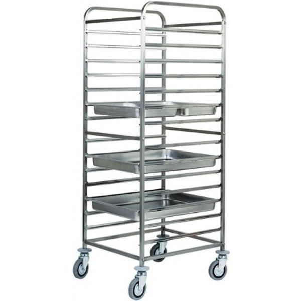 Carrello Portavassoio Modello CA1476 per ristorante GN 2/1