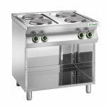 Cucina elettrica Modello CC74P 4 piastre con vano a giorno