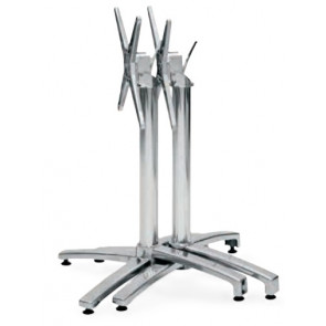 Base da esterno TESR Struttura in alluminio accatastabile  con accessorio pieghevole,  piedini regolabili Modello 611-F3