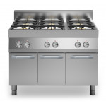 Cucina a gas 6 fuochi MDLR Armadio con porte Modello F70110PCGBP